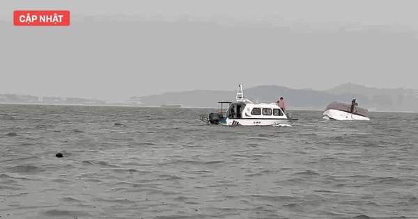 Đắm tàu du lịch trên Vịnh Hạ Long chở 53 người: Cứu được 7 người, đưa 3 thi thể lên bờ
