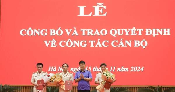 Viện KSND Tối cao công bố nhiều quyết định về công tác cán bộ