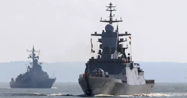 Bão ở Biển Baltic đang nổi lên