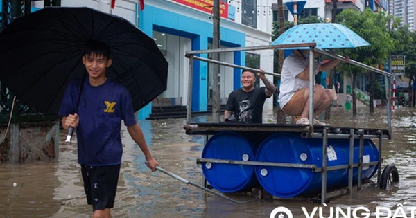 Thay bạn xem nhà ngày mưa bão: An Khánh hoá làng chài, Vinhomes Smart City vẫn thông thoáng