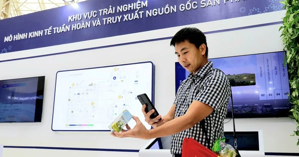 Mã QR truy xuất nguồn gốc: Điểm nhấn công nghệ tại Khu trưng bày Khởi nghiệp Kiến quốc
