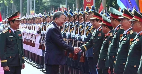 Tổng Bí thư Tô Lâm dự Lễ kỷ niệm 80 năm Ngày truyền thống Bộ Tổng tham mưu