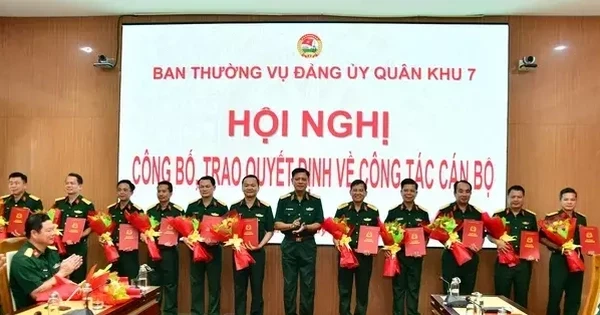 Quân khu 7 bổ nhiệm nhiều nhân sự chủ chốt