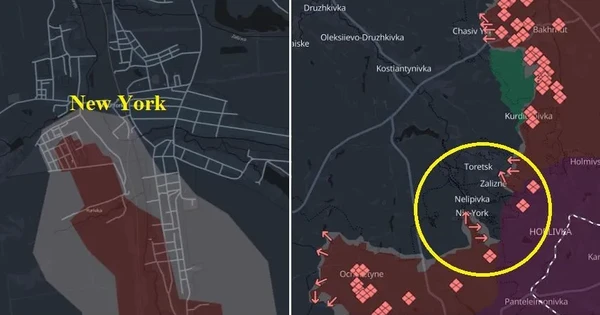 Quân Nga tiến vào trung tâm New York, vây ép mạnh Toretsk