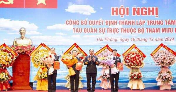 Công bố quyết định thành lập đơn vị mới trực thuộc Bộ Tham mưu Hải quân