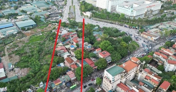 Nút giao 'dị dạng' vì mặt bằng chưa giải phóng xong