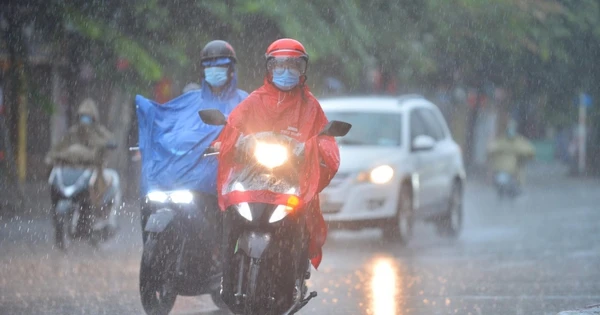 Ngày mai, Hà Nội và nhiều nơi tại Bắc Bộ sẽ có mưa to