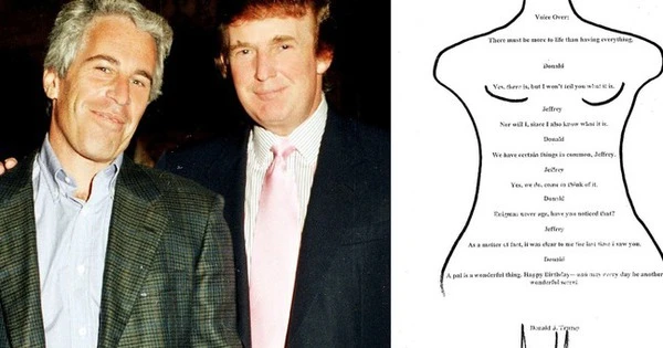 Đảng Dân chủ tung 'thư sinh nhật' tỷ phú ấu dâm Epstein, nói do ông Trump gửi