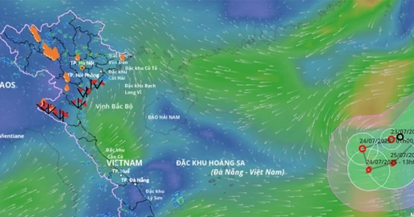 Áp thấp nhiệt đới vào Biển Đông liên tục đổi hướng, ngày mai mạnh thành bão