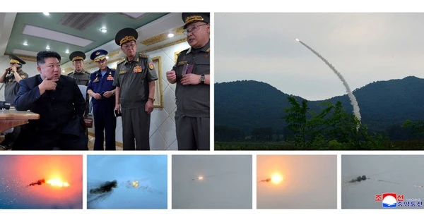 Ông Kim Jong-un giám sát vụ phóng tên lửa phòng không mới
