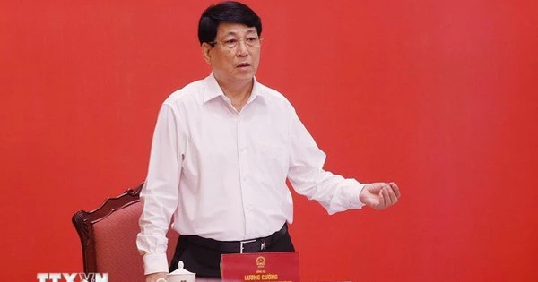 Chủ tịch nước Lương Cường chủ trì họp Hội đồng Quốc phòng và An ninh