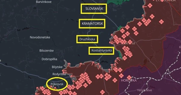 Áp lực nghẹt thở đè lên Slavyansk-Kramatorsk