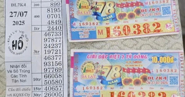 Một ngư dân trúng 4 tờ vé số giải độc đắc sau chuyến đi biển