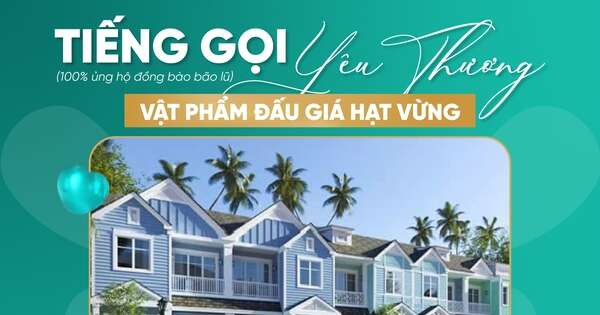 Một DN Việt trao tặng căn nhà hơn 5 tỷ đồng để đấu giá gây quỹ ủng hộ đồng bào bị thiệt hại do bão lũ