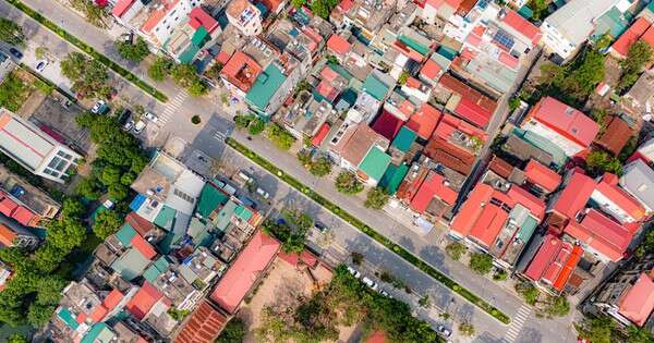 Toàn cảnh khu vực từng là sân bay đầu tiên của tỉnh Hải Dương, nay trở thành con đường trung tâm của thành phố