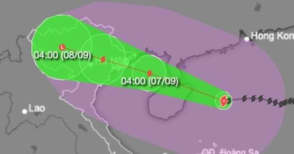 Yagi duy trì cấp siêu bão quần thảo ở Biển Đông, vào vịnh Bắc Bộ mạnh cấp 13-14