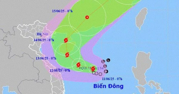 Bão số 1 mạnh cấp 8, giật cấp 10 trên Biển Đông, có thể mạnh thêm
