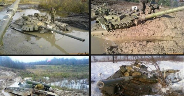 NATO định dùng đầm lầy nhân tạo nhấn chìm xe tăng Nga