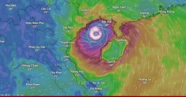 Tin bão số 3 - bão Yagi mới nhất và dự báo chi tiết mưa lớn nhiều nơi ngày 7/9