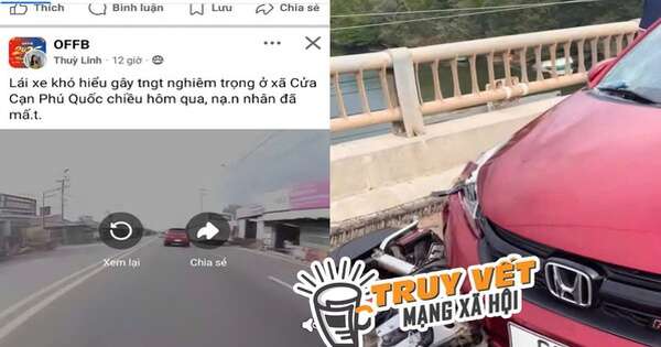 Cựu cán bộ địa chính có dấu hiệu say xỉn, lái xe tông chết người ở Phú Quốc