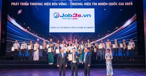 Năng lực vươn tầm thế giới đưa Job3s.vn vào Top 10 thương hiệu bền vững quốc gia