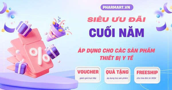 Pharmart tung nhiều ưu đãi cho thiết bị y tế chăm sóc sức khỏe gia đình