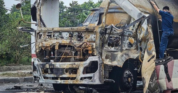 Hiện trường xe bồn nổ như bom: Xé toạc cabin, thổi bay cửa kính nhà dân