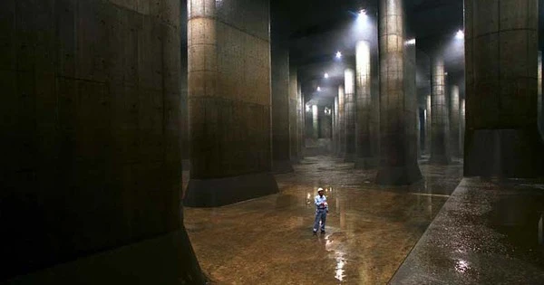 50 mét dưới lòng đất Tokyo: 'Ngôi đền ngầm' trị giá 2 tỷ USD giúp Nhật Bản chặn đứng thảm họa lũ lụt