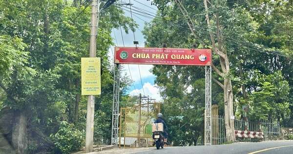 Chùa Phật Quang do ông Thích Chân Quang làm trụ trì có 35 công trình xây dựng trái phép