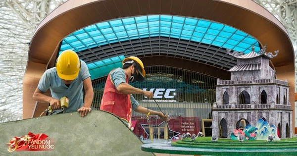“Mục sở thị” nơi diễn ra triển lãm đặc biệt mừng Quốc khánh: Không gian hoành tráng nhất Việt Nam đang tất bật hoàn thiện trước giờ G