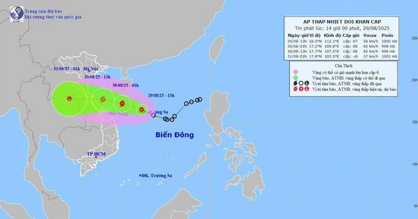 Bão số 6 có thể hình thành ngay đêm nay, hướng thẳng vào đất liền nước ta