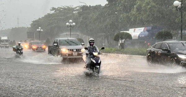 Miền Bắc sắp đón mưa to, chấm dứt nắng nóng