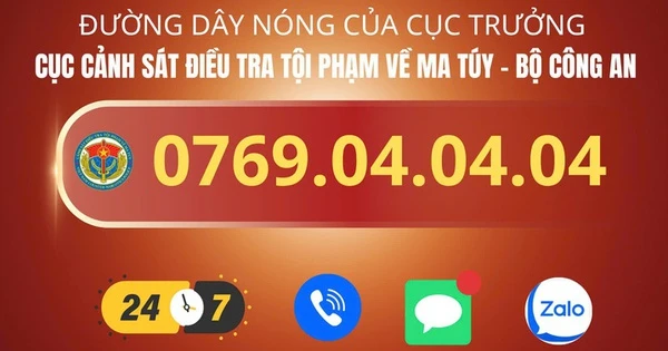 Cục trưởng Cục Cảnh sát điều tra tội phạm về ma túy công khai đường dây nóng