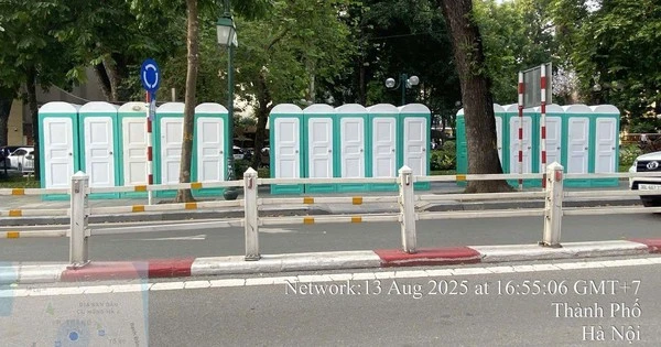 Các điểm nhà vệ sinh công cộng phục vụ Chương trình nghệ thuật tối 15/8 tại Hà Nội