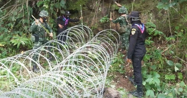 Thái Lan bố trí dây thép gai, cáo buộc nước láng giềng 'gài mìn' trái phép: Campuchia phản ứng