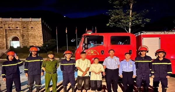 Tìm thấy 2 du khách bị lạc trên dãy núi Tây Yên Tử