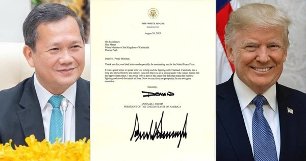 Ông Trump gửi thư cảm ơn Thủ tướng Campuchia