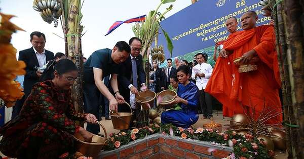 Campuchia khởi công nhà máy điện có công suất lớn nhất từ trước đến nay