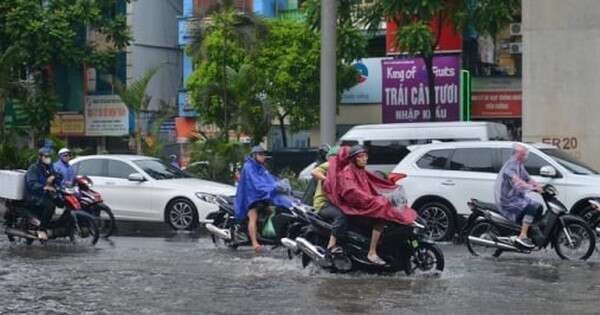 Cảnh báo hơn 75 tuyến phố ở Hà Nội có thể ngập trong 3 giờ tới