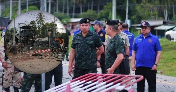 Thái Lan: Xe chở bom tự chế lao vào trạm kiểm soát đường bộ, 4 dân quân tự vệ bị thương