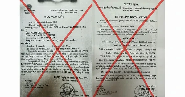 Lãnh đạo Bộ Tài chính bị giả mạo chữ ký, con dấu