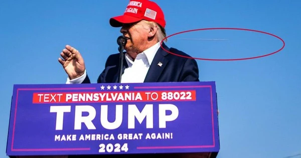 Cận cảnh đạn bay thẳng về phía ông Trump, thủ phạm chỉ đứng cách 120m - Hé lộ thứ cứu cựu TT Mỹ thoát chết