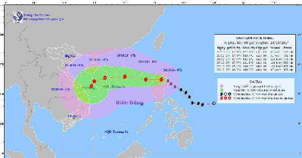 Bão Trà Mi đang di chuyển rất khó lường, có đổ bộ vào nước ta hay không?