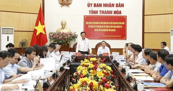 Sau sắp xếp đơn vị hành chính, Thanh Hóa có 2 thành phố, 2 thị xã, 22 huyện, 547 đơn vị hành chính cấp xã