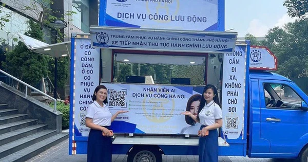 Từ hôm nay, Hà Nội giải quyết thủ tục đất đai, đăng ký định danh điện tử VNeID trên xe lưu động