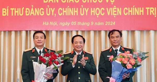 Hai đồng chí Trung tướng, Thiếu tướng Quân đội được bổ nhiệm, nhậm chức vụ mới