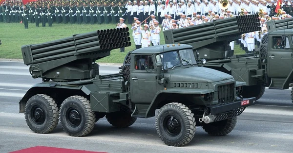 Pháo phản lực BM-21, được ví như 