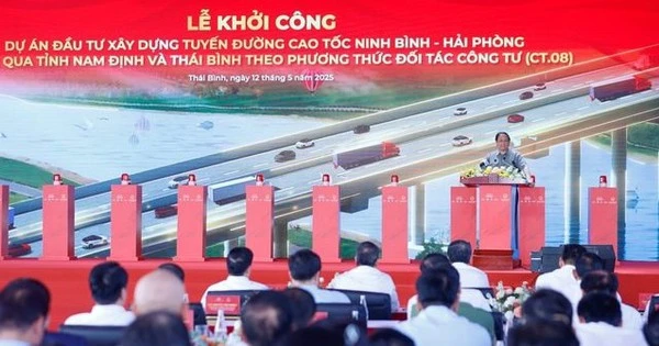 Thủ tướng dự lễ khởi công cao tốc Ninh Bình - Hải Phòng, dự án được đầu tư theo phương thức đối tác công tư lớn nhất từ trước đến nay