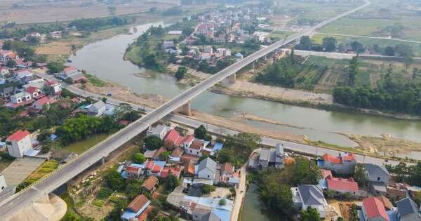 Hiện trạng cầu 540 tỷ đồng nối Bắc Giang - Thái Nguyên sắp thông xe