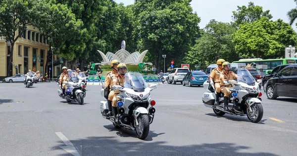 Công an Hà Nội thông báo người tham gia giao thông từ 22h ngày 29/8 đến 13h ngày 30/8
